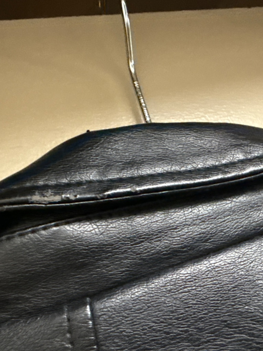 Ashley Faux Leather Jacket Black Size XL - Picture 6 of 6